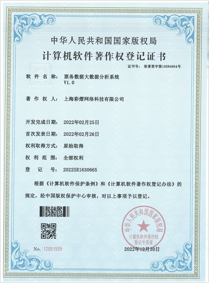 彩艺云软件著作权证书 14
